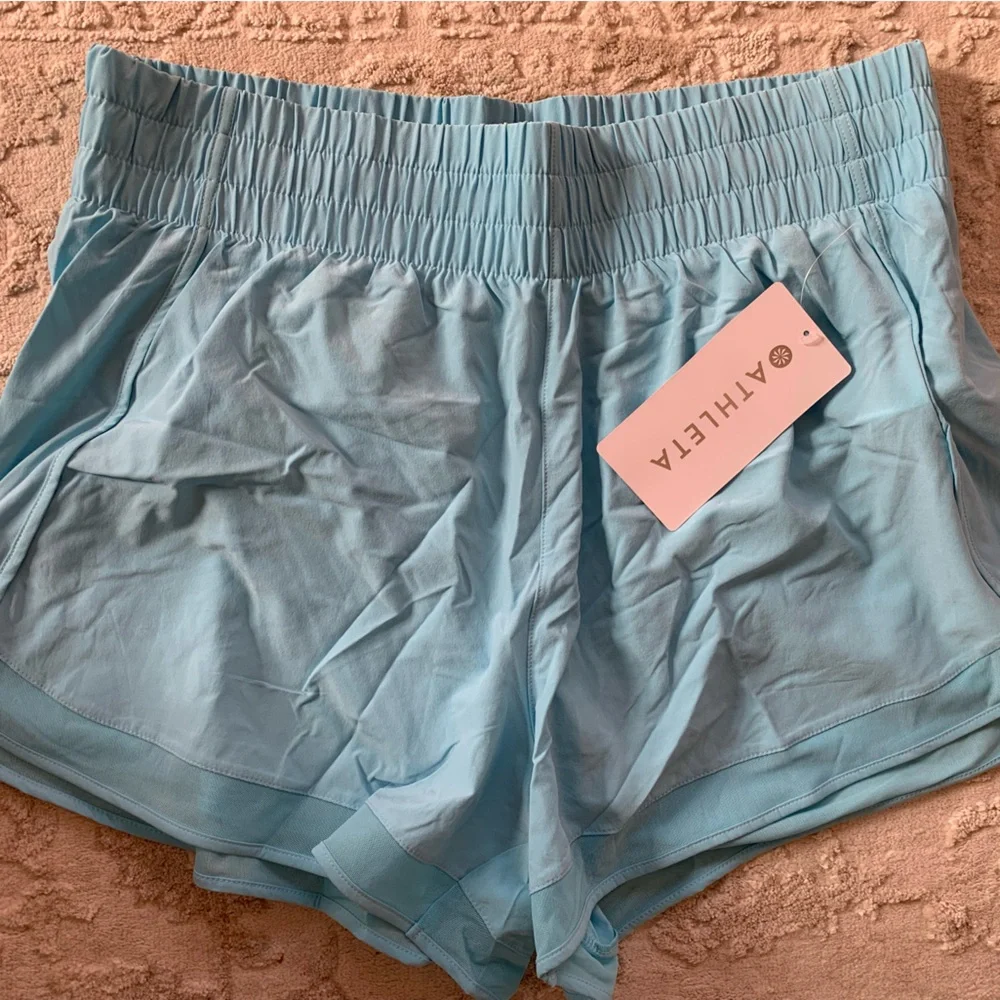 Athleta Mesh Racer Run High Rise 3" Short - Picture 6 of 7